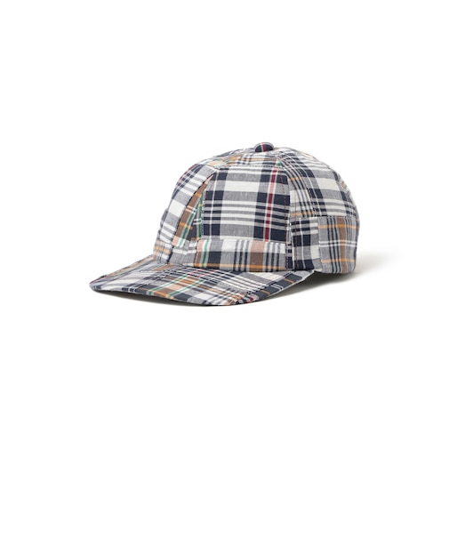 6 Panel Regimental Strap Madras PW