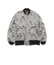 Sports Blouson Newspaper Jacquard