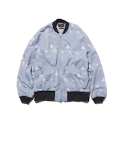 Sports Blouson Newspaper Jacquard