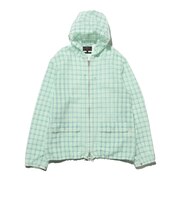 Swing Jacket Hoodie Nylon Airy Plaid