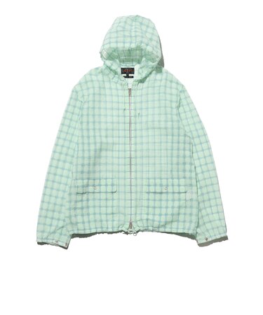 Swing Jacket Hoodie Nylon Airy Plaid