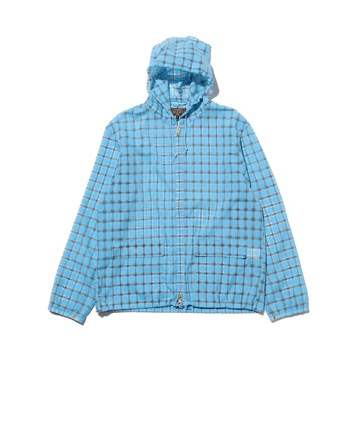 Swing Jacket Hoodie Nylon Airy Plaid