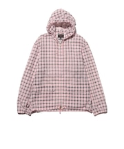 Swing Jacket Hoodie Nylon Airy Plaid