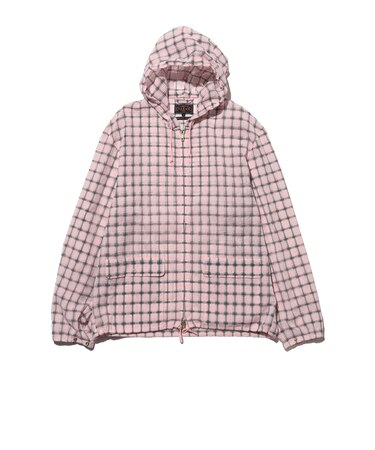 Swing Jacket Hoodie Nylon Airy Plaid