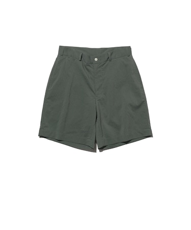 Plain Front Shorts Seersucker Gingham