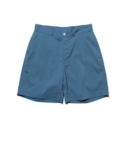 Plain Front Shorts Seersucker Gingham