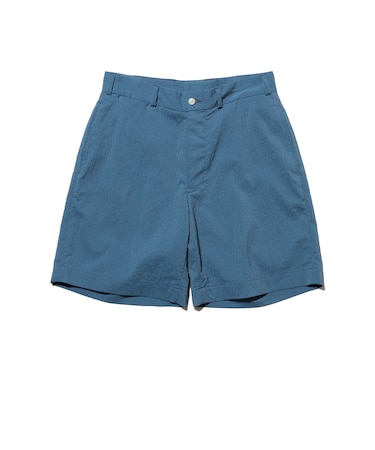 Plain Front Shorts Seersucker Gingham