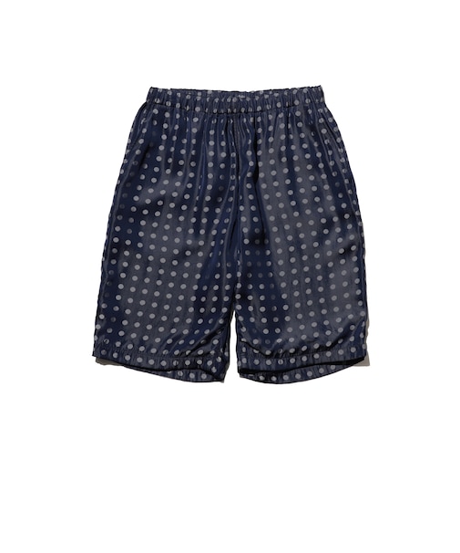 Easy Shorts Cupro Dot Pattern