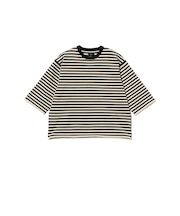 ショート ニット Tシャツ 【ワイドショートフィット】