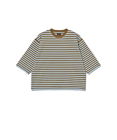 ショート ニット Tシャツ 【ワイドショートフィット】