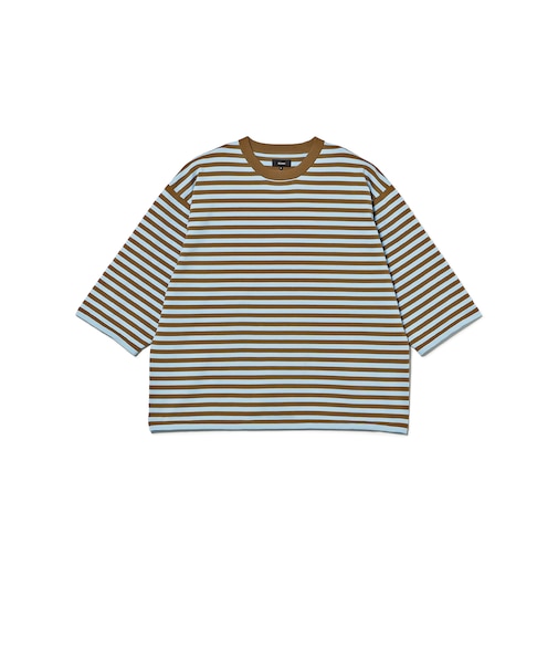 ショート ニット Tシャツ 【ワイドショートフィット】
