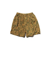 MIL Athletic Shorts Camo Print Garment Dye