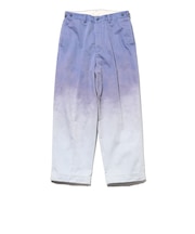 IVY Trousers Wide Twill Gradation Print