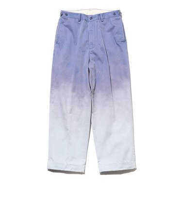IVY Trousers Wide Twill Gradation Print
