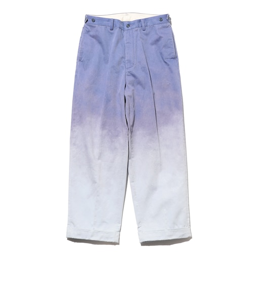 IVY Trousers Wide Twill Gradation Print