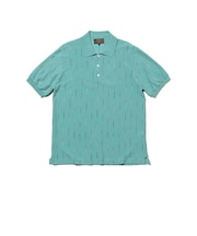 Knit Polo Kasuri Stripe