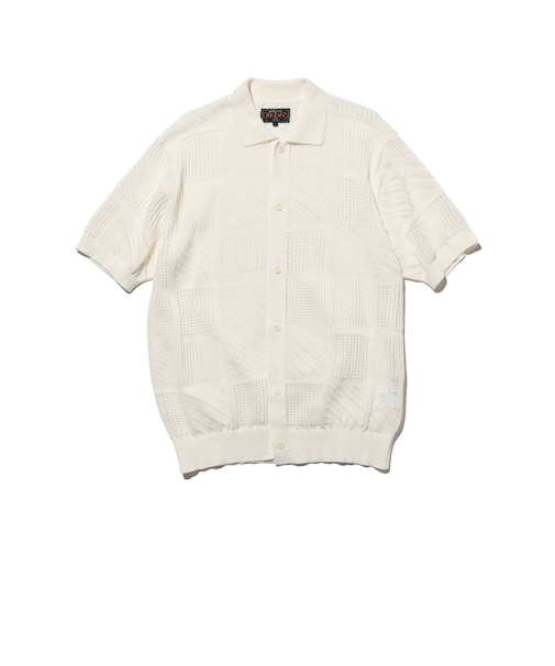 Full Button Polo Mesh