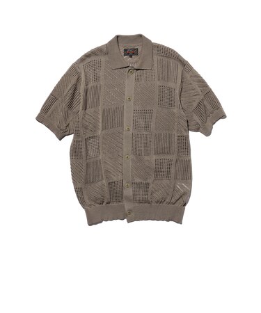 Full Button Polo Mesh