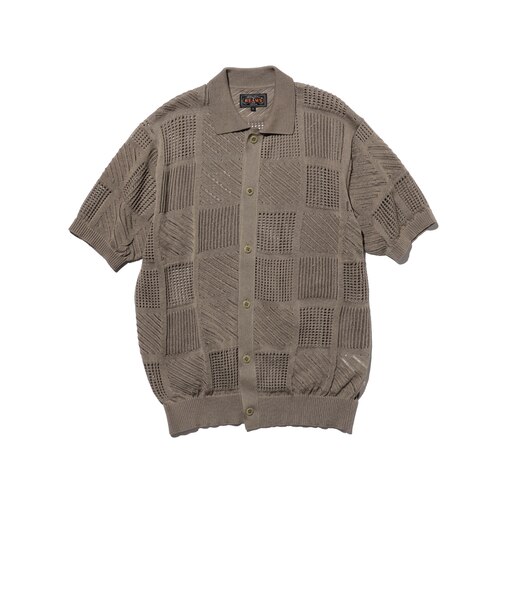 Full Button Polo Mesh