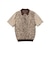 Half Zip Knit Polo Animal Jacquard