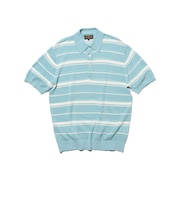 Mesh Polo Stripe