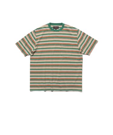 Pocket Tee Multi Stripe Tee