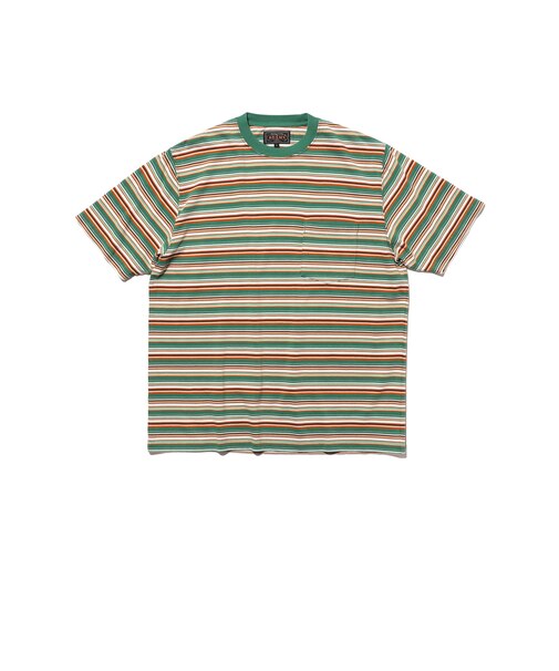 Pocket Tee Multi Stripe Tee