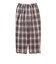 2 Pleats Relax Trousers Waffle Plaid