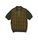 Half Zip Panel Polo Ombre Plaid