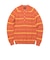 Knit Polo Basket Weave Stripe