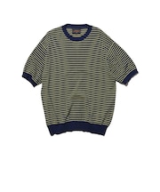 Knit Tee Dot Pattern Jacquard