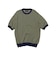 Knit Tee Dot Pattern Jacquard