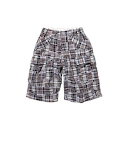 Beach 6 Pocket Shorts Patchwork Madras