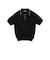 Knit Polo Raised Pattern Jacquard Line