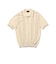 Knit Polo Raised Pattern Jacquard Line