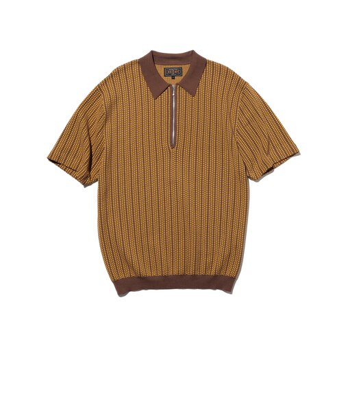 Half Zip Knit Polo