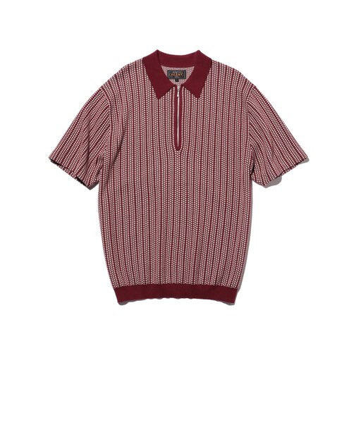 Half Zip Knit Polo