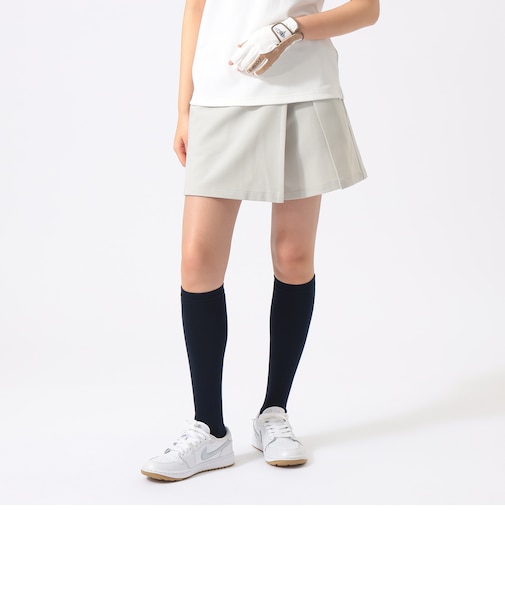 ORANGE LABEL / リネンライク ストレッチ ラップキュロット