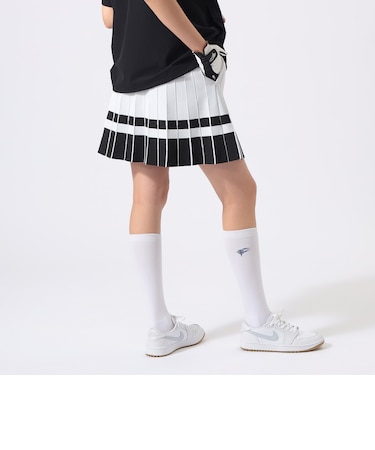 ORANGE LABEL / ニット プリーツ風 スカート
