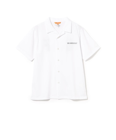 ORANGE LABEL / ストレッチ バックロゴ フロントオープン ポロシャツ（吸水速乾・UVカット）
