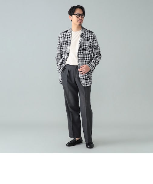 【別注】Brooks Brothers / マドラスチェック パッチワーク ジャケット