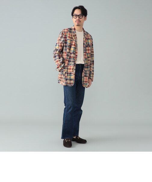 【別注】Brooks Brothers / マドラスチェック パッチワーク ジャケット