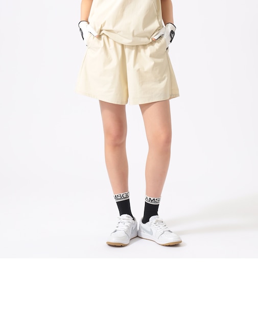 ORANGE LABEL / インナー付き フレア ショートパンツ(撥水・UVカット)