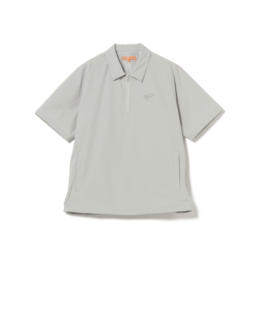 ORANGE LABEL / ストレッチ ハーフジップ ショートスリーブ ピステ(撥水)
