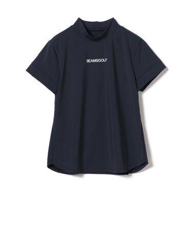 ORANGE LABEL / バックタック ロゴモックネックシャツ
