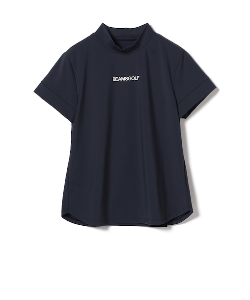 ORANGE LABEL / バックタック ロゴモックネックシャツ