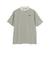 ORANGE LABEL / ヨーク異素材切り替え ロゴモックネックシャツ