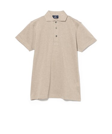 【別注】MORGANO / コットン カノコ ショートスリーブ ポロシャツ