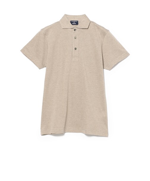 【別注】MORGANO / コットン カノコ ショートスリーブ ポロシャツ