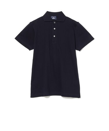 【別注】MORGANO / コットン カノコ ショートスリーブ ポロシャツ